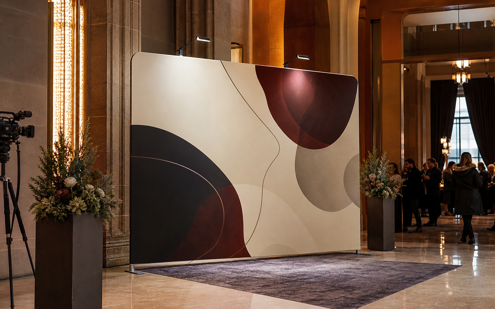 Event Backdrop Banners display